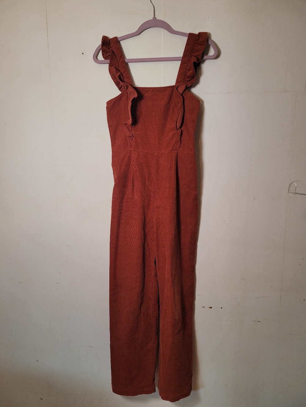 Urban Outfitters Rust Corduroy Jumpsuit Size Medium